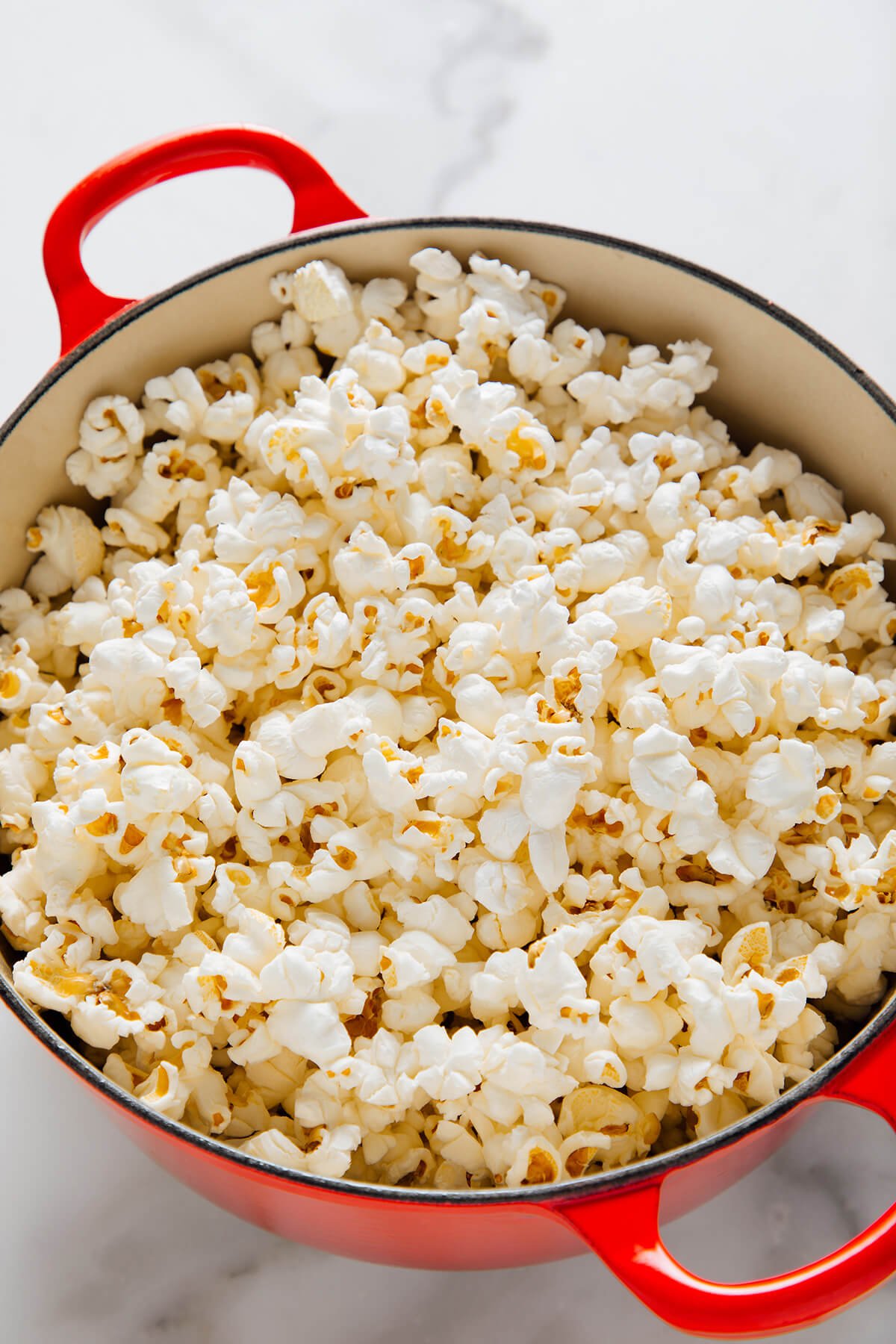cooked popcorn