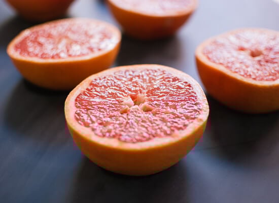 Sliced Grapefruit