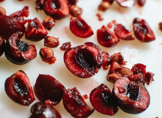 pitted cherries