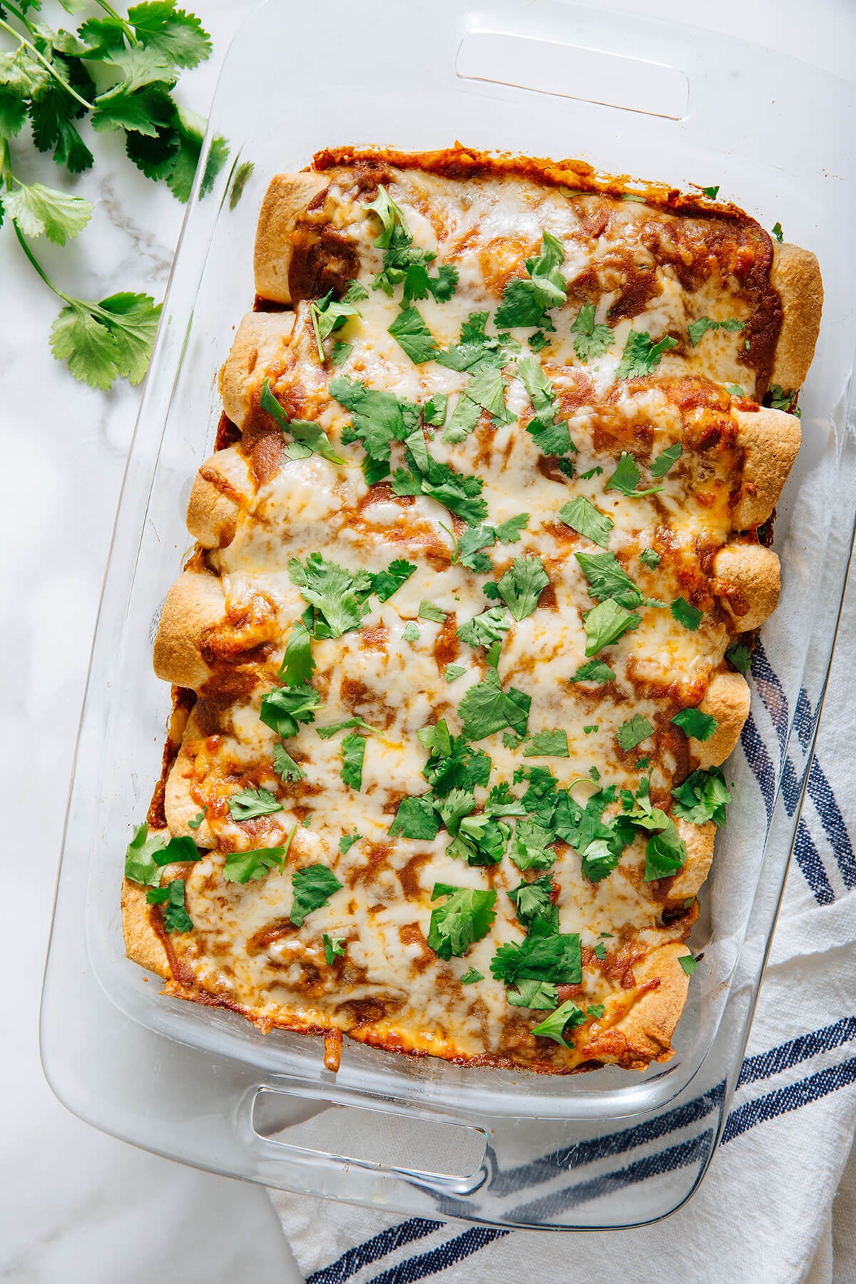 enchiladas after baking