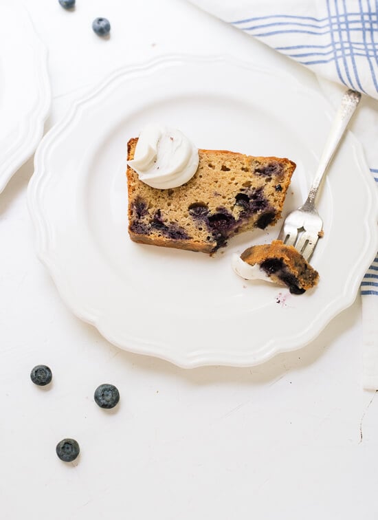 Blueberry lemon yogurt cake - cookieandkate.com