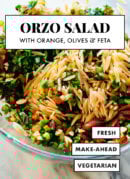 orange orzo salad recipe