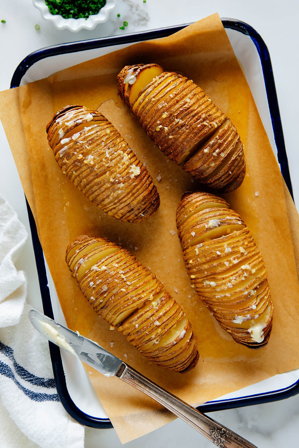 Hasselback potatoes recipe