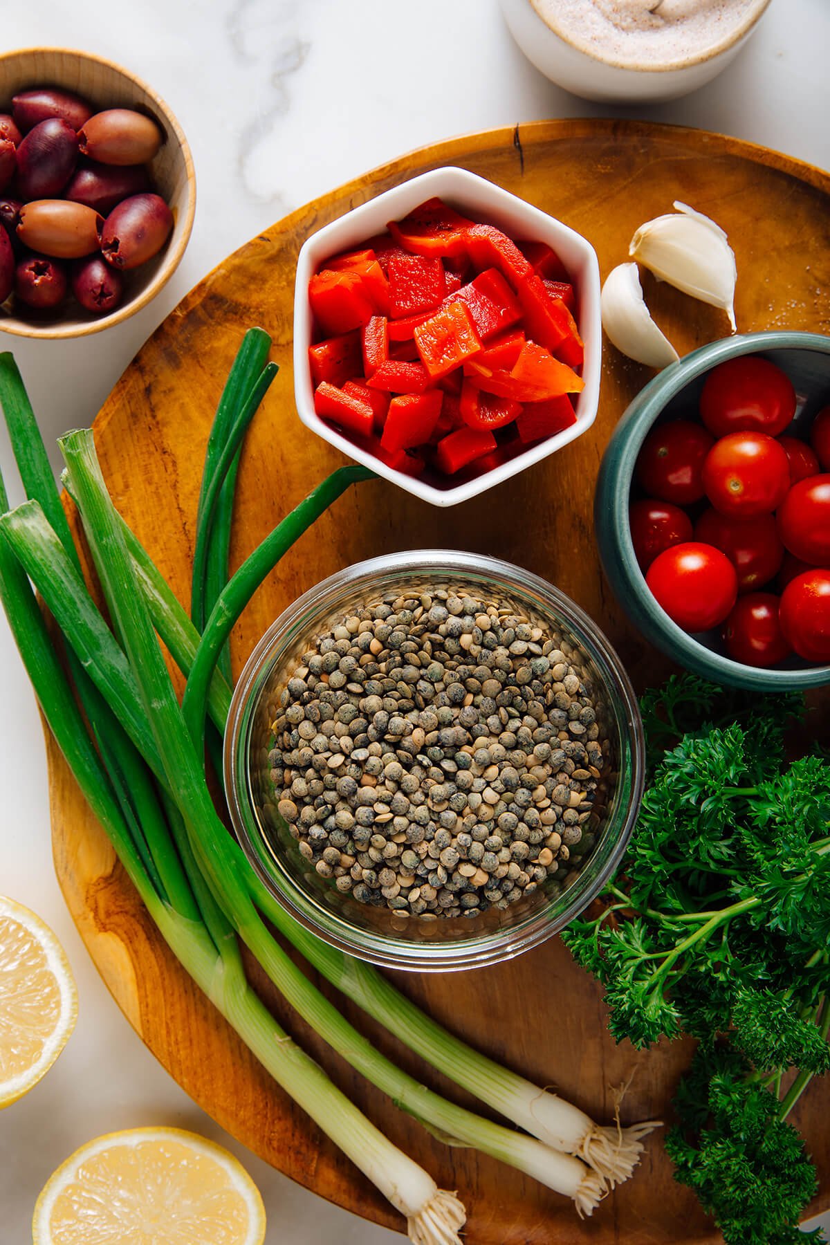 lentil salad ingredients