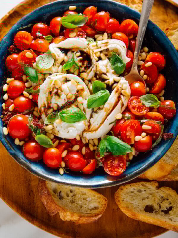 burrata with tomatoes recipe