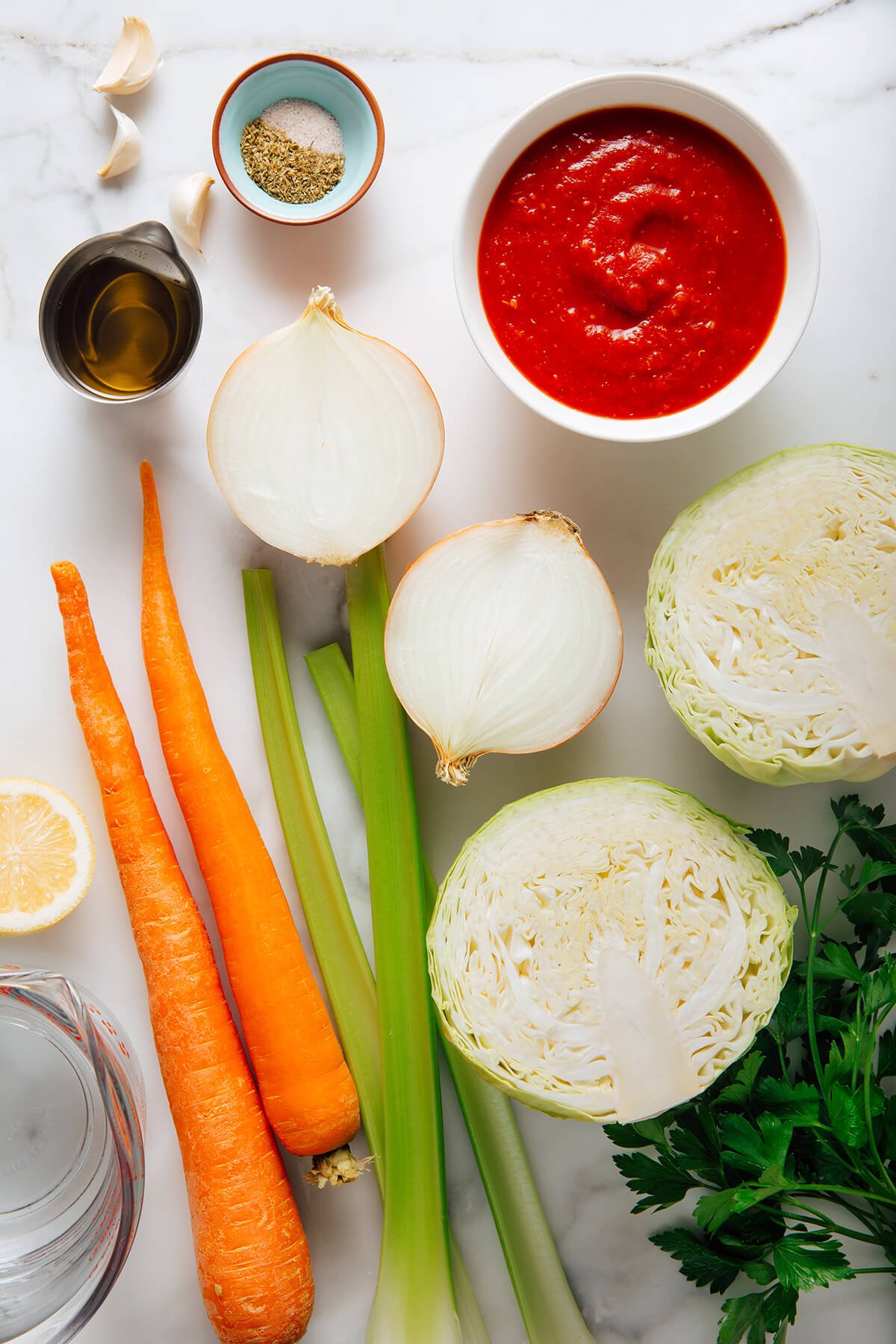 cabbage soup ingredients