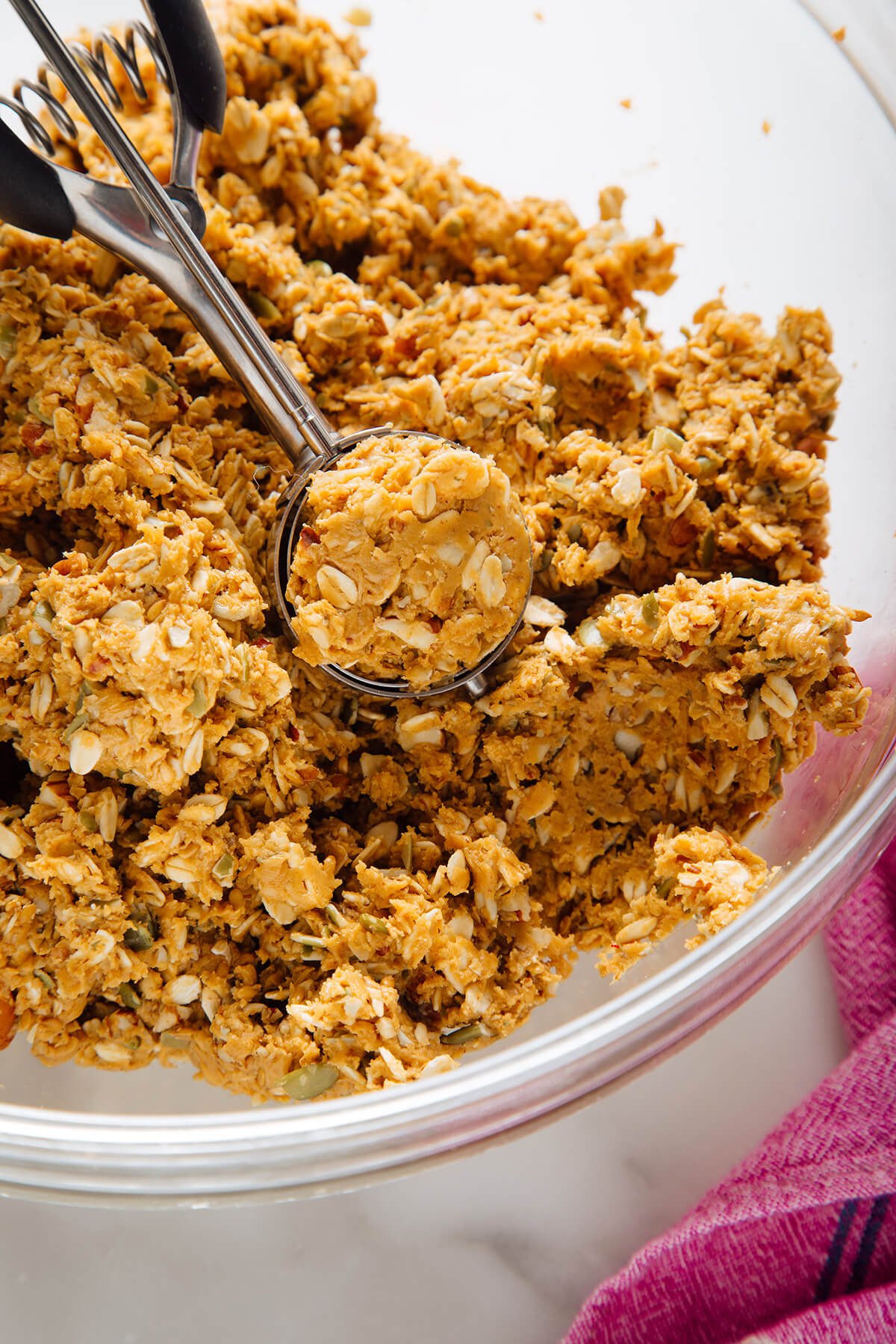 how to scoop energy balls