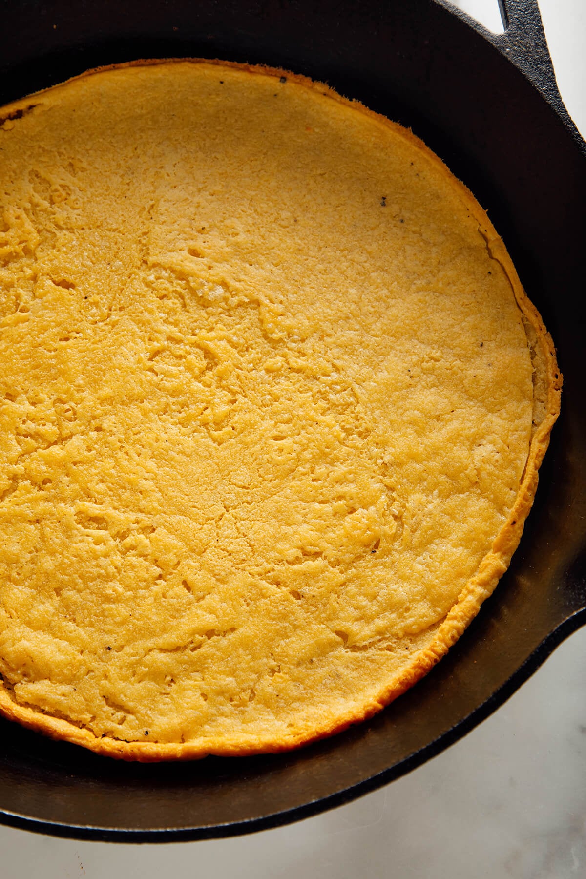 socca after baking